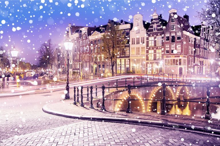 Amsterdam in winter