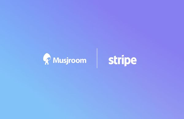 Musjroom chooses Stripe as their payment gateway